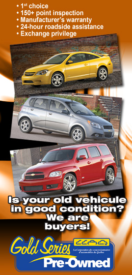 Contact Le Relais Chevrolet
